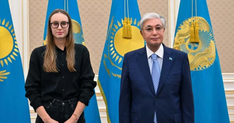 Вы подаете детям положительный пример . Президент Казахстана встретился с Еленой Рыбакиной