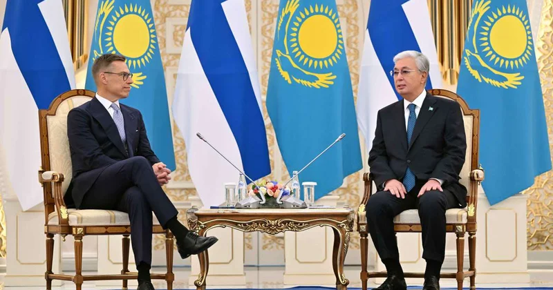 Глава государства провел переговоры с Президентом Финляндии