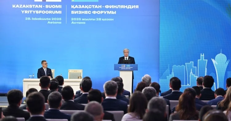 Қасым Жомарт Тоқаев пен Александр Стубб Қазақстан Финляндия бизнес форумына қатысты