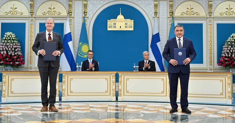 Какие документы подписаны во время визита Президента Финляндии в Казахстан