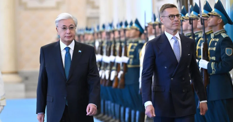 Ақордада Финляндия президентін қарсы алу рәсімі өтті