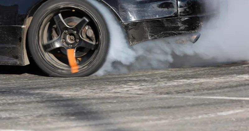 Водитель BMW устроил дрифт перед акиматом в Актюбинской области (ВИДЕО)