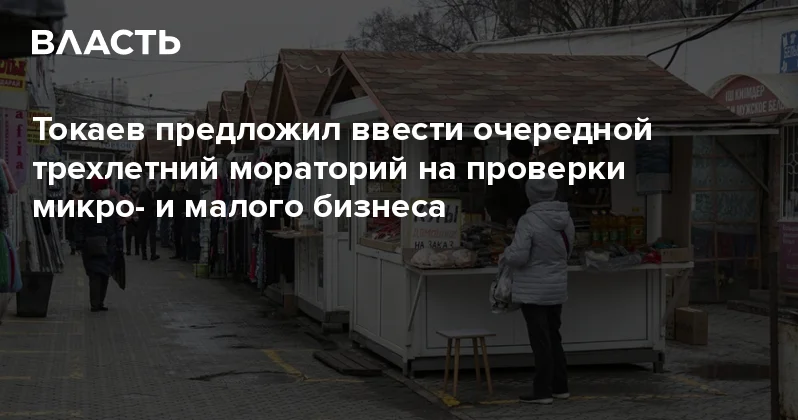 Токаев предложил ввести очередной трехлетний мораторий на проверки микро и малого бизнеса Аналитический интернет журнал Власть