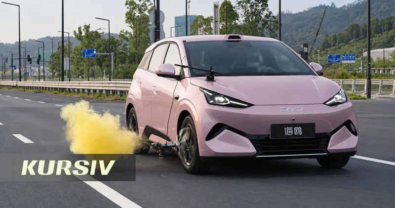 BYD Seagull выдержал разрыв шины на скорости 140 км/ч