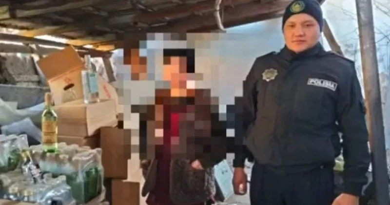 Почти 1200 бутылок водки нашли в сарае у казахстанки