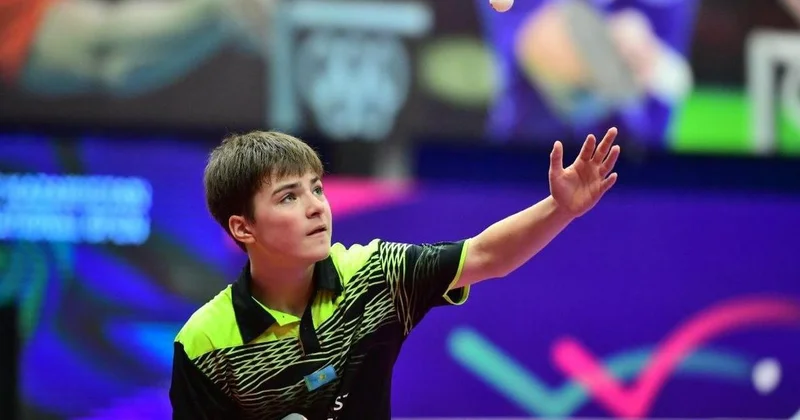 Алан Курмангалиев вышел во второй круг чемпионата мира по настольному теннису