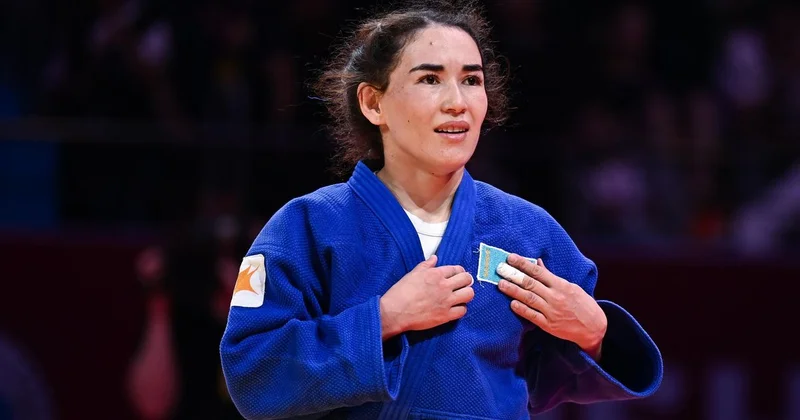 Казахстанская дзюдоистка Абиба Абужакынова выиграла юбилейную медаль на турнирах Grand Slam