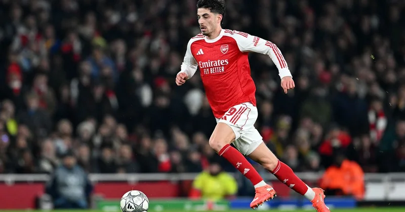 Кая Хаверца признали лучшим игроком матча Арсенала и Кайрата в Лиге чемпионов