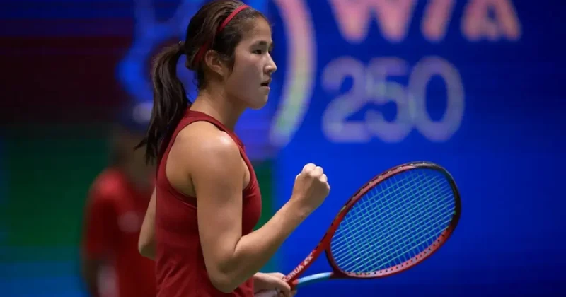 Теннисистка Жибек Куламбаева завоевала два титула на турнире в Индии