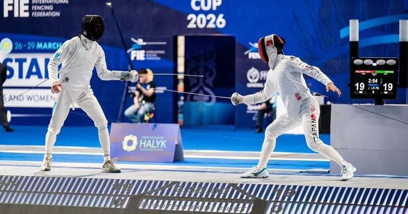 Сборная Казахстана вошла в топ 4 на Кубке мира по фехтованию на шпаге