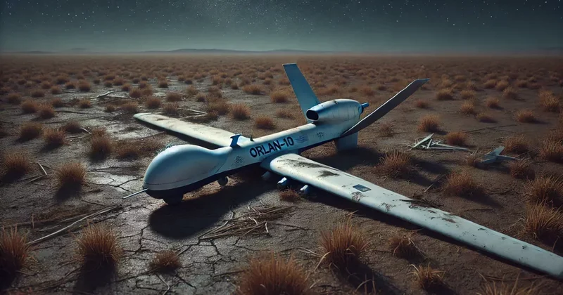 Очередной упавший под Актобе беспилотник вспахал и поджёг землю