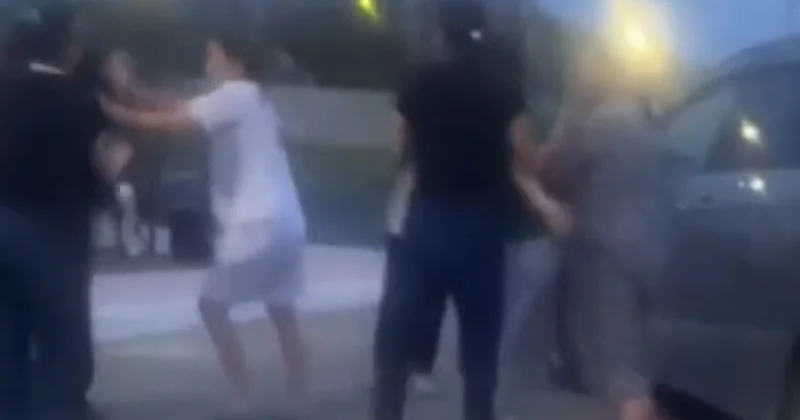 Жесткая драка из за детской площадки произошла в Талдыкоргане (ВИДЕО)