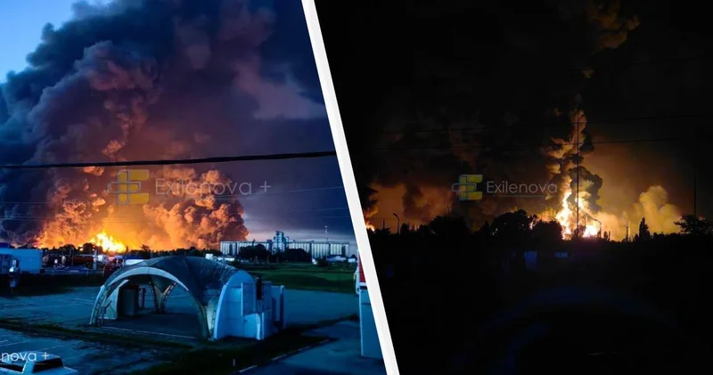 Украина Ресейдің екі мұнай өңдеу зауытына соққы берді: Зеленский мән жайын айтты