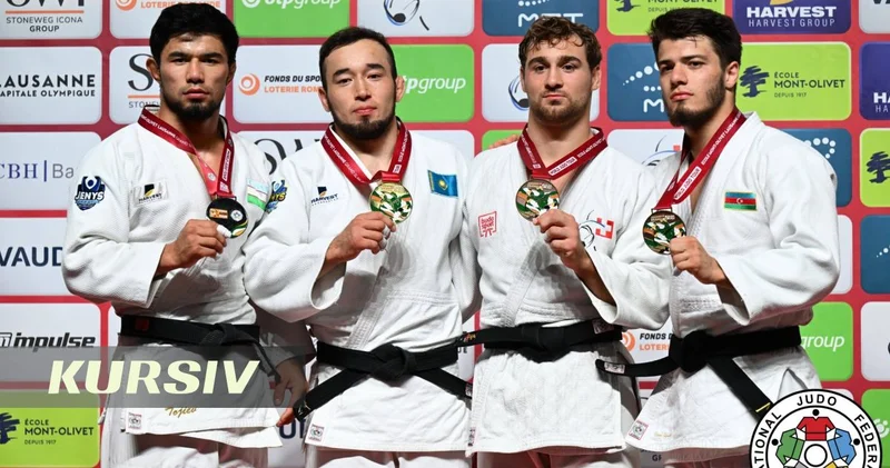 Казахстанец Абылайхан Жубаназар завоевал золото Grand Slam 2026 в Лозанне