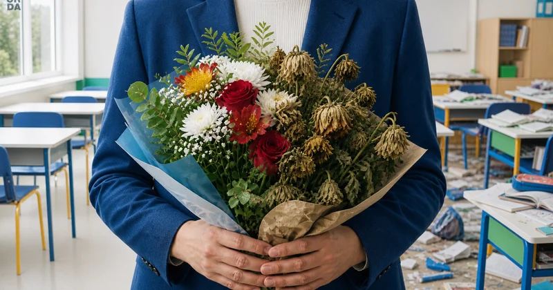 Букет цветов, пачка бумаги и иерархия: что скрывается за безобидными подарками учителям?