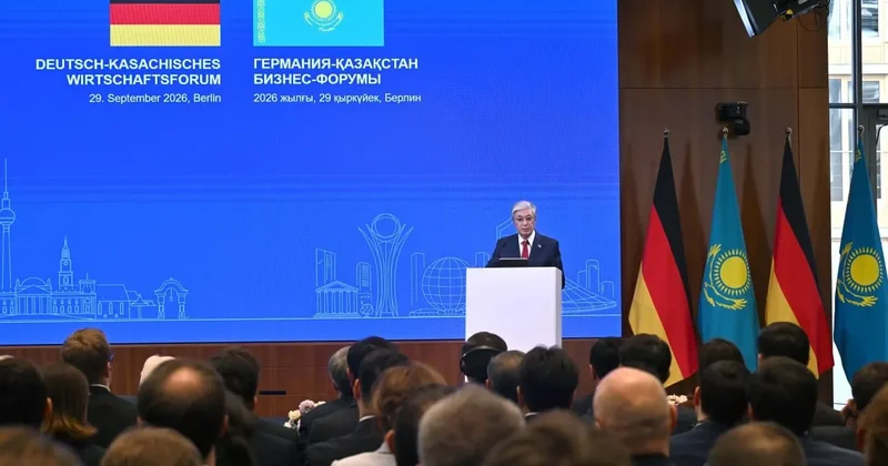 Қос президент Қазақстан Германия бизнес форумына қатысты