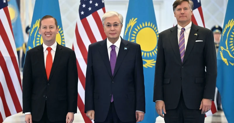 Қасым Жомарт Тоқаев Серджио Гормен және Кристофер Ландаумен кездесті