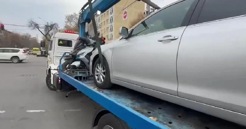 Штрафы почти на 4 млн тенге: машины забрали на спецстоянку в Алматы (видео)