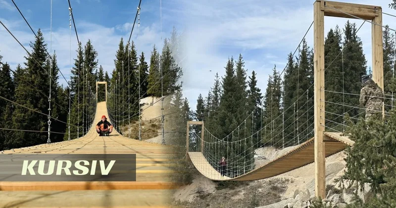 New suspension bridge near Almaty offers more mountain views