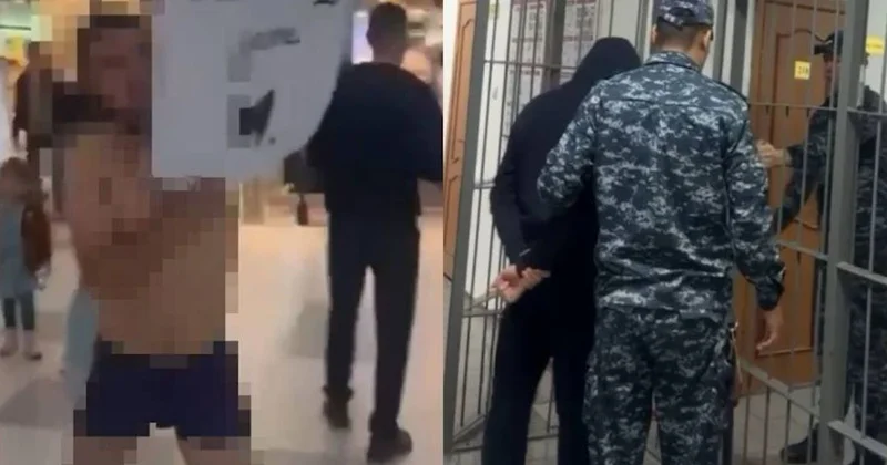 Астанада сауда орталығында қоғамдық тәртіпті бұзған ер адам ұсталды