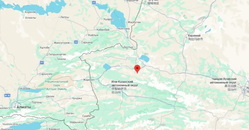 Қытайда Қазақстан шекарасына жақын жерде жер сілкінісі болды