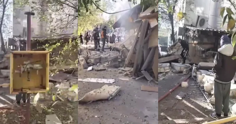Атырауда қазандық жарылды: оқиға орнынан түсірілген видео