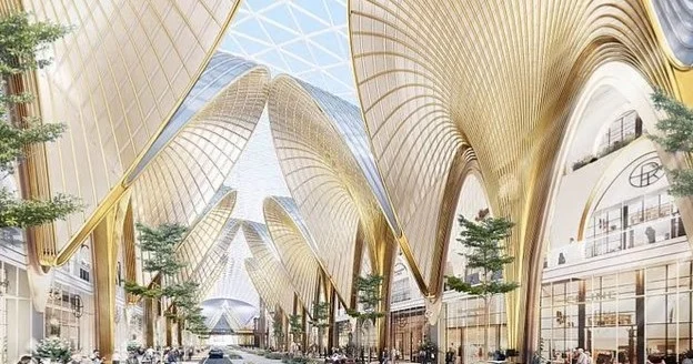 Дубайда автожолы бар алып сауда орталығы салынады