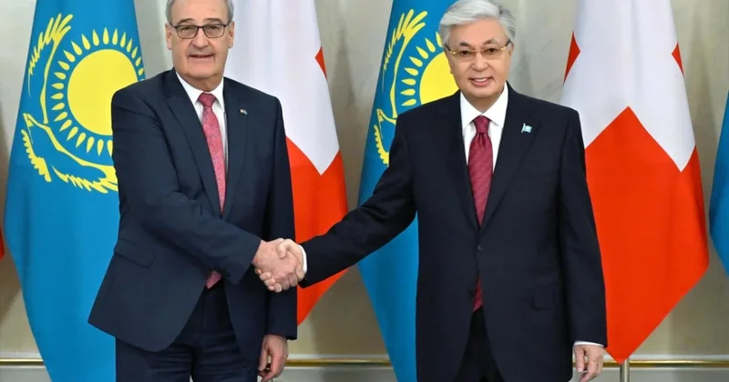 Токаев провел переговоры с вице президентом Швейцарии