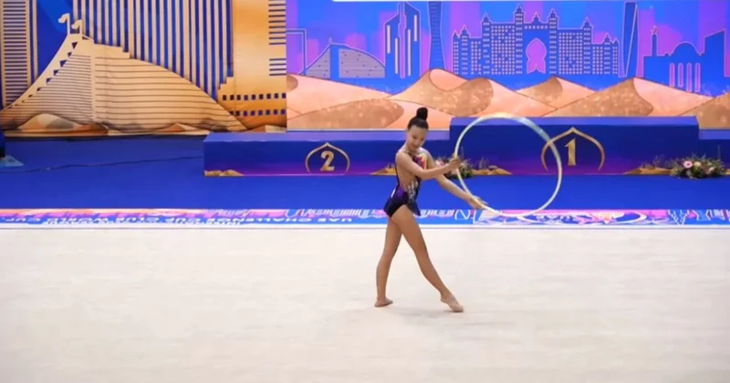 Қазақстандық жас гимнастшылар халықаралық жарыста топ жарды