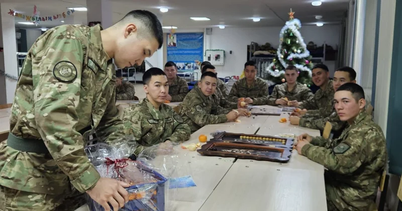 Әскердегі сарбаздардың да жаңажылдық тілектері орындалды