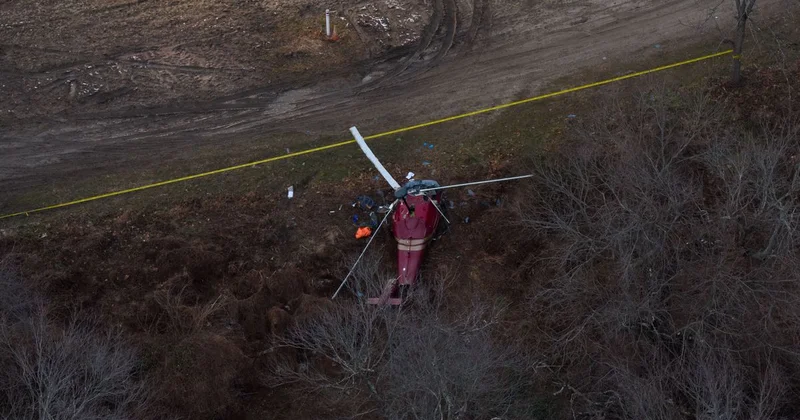 Два вертолета столкнулись и рухнули в США: есть погибший (видео)