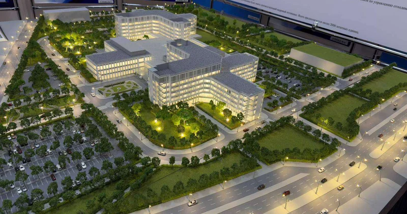 В Кокшетау строят современную больницу