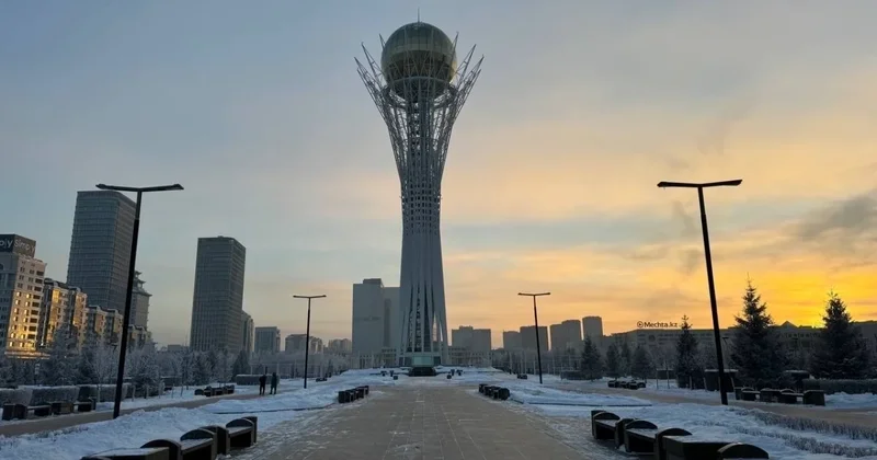 Погода в Казахстане на Новый год: снег, дождь и потепление