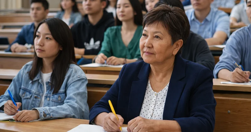 Сначала пенсия, потом диплом: Шымкент лидер по числу возрастных студентов