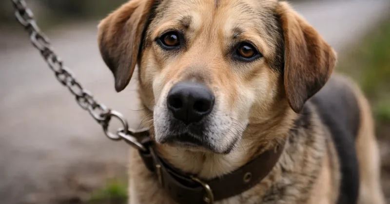 В Астане собаку привязали к машине и тащили по дороге