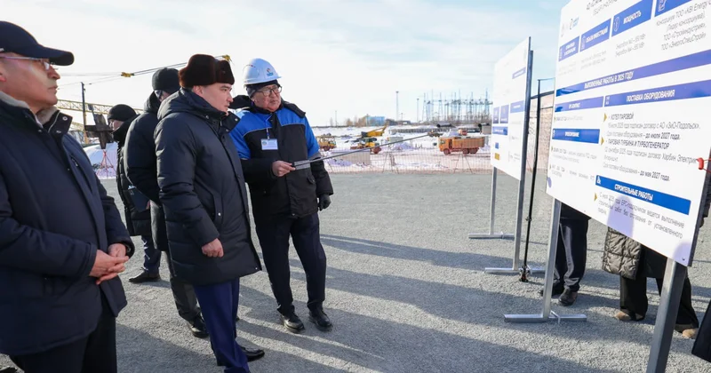 Олжас Бектенов побывал на энергообъектах Павлодарской области