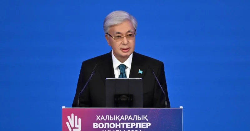 Тоқаев Волонтерлер форумында сөз сөйледі