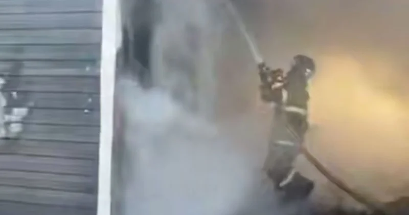 База отдыха загорелась в Костанайской области