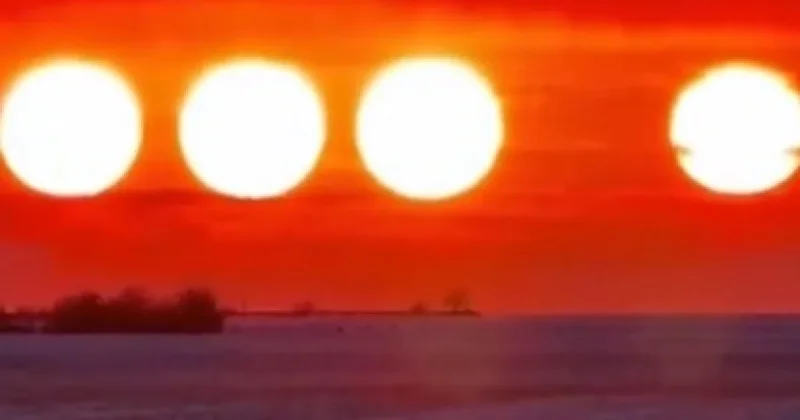 Над Аляской взошли сразу четыре солнца