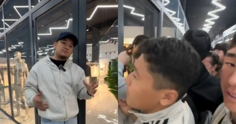 В Таразе толпа устроила давку из за скидок в магазине одежды