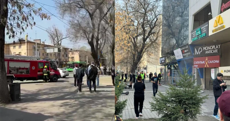 Алматы орталығындағы өрт: куәгерлер түтін арасынан шыққан қызға көмектесті