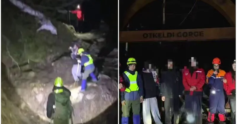 Четверо туристов заблудились в горах близ Алматы