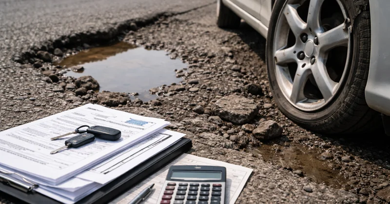 Автолюбители подали иски на КазАвтоЖол из за повреждений машин