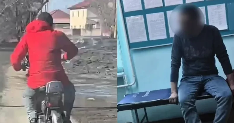 Абай облысында жүргізуші куәлігінсіз әрі мас күйде электровелосипед тізгіндеген жүргізуші ұсталды