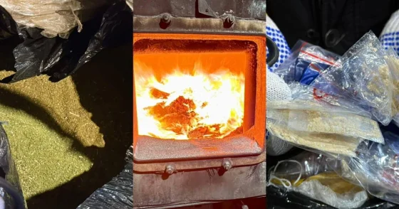 Вещдоки по 12 уголовным делам уничтожили полицейские в Павлодаре