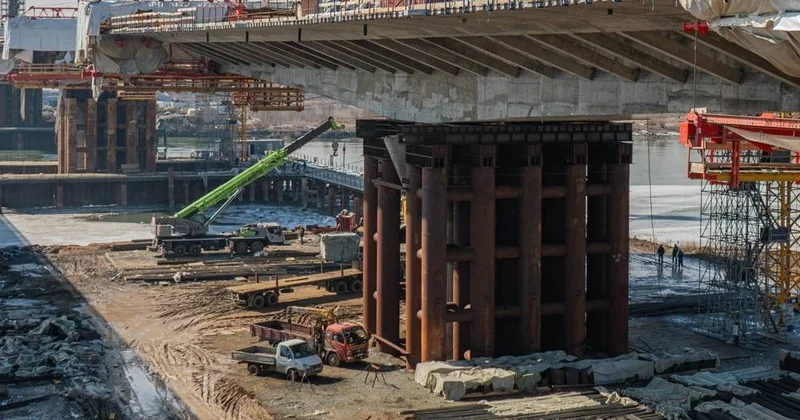 Павлодарда Ертіс өзені арқылы салынып жатқан жаңа автокөпір жыл соңында пайдалануға берілуі мүмкін