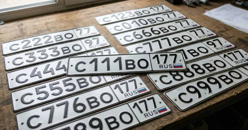 Ресейде СВО сериялы автокөлік нөмірлеріне сұраныс күрт артты