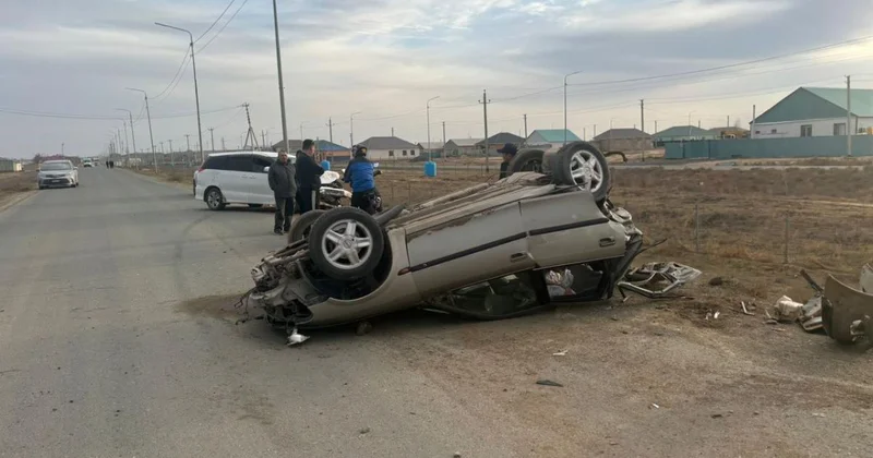 Доссордағы жол апатында екі бала қаза тапты