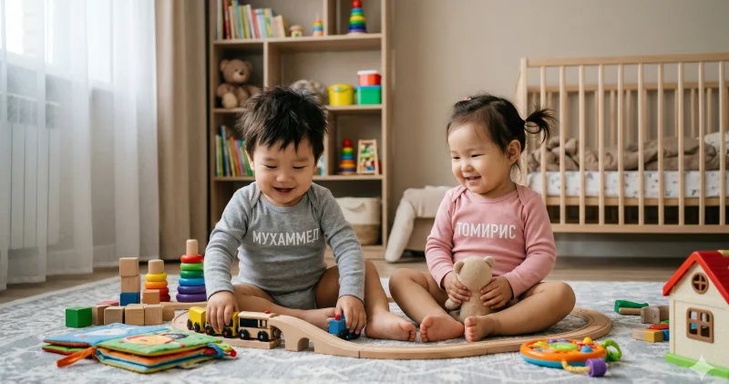 Томирис пен Мұхаммед . Алматыда жаңа туған нәрестелерге ең көп қойылған есімдер аталды