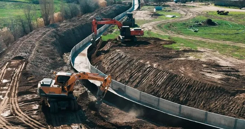 Түркістан облысында 143 шақырым ирригациялық желі қалпына келтіріледі